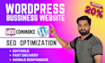 develop a professional business website for your business
