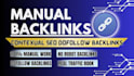 do high quality contextual seo dofollow manual backlinks