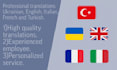 translate articles, texts in several languages