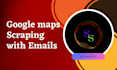 scrape google maps data with emails