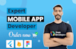 be expert flutter developer , flutter app , mobile app developer