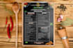 do modern food menu restaurant menu design modern food flyer
