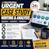 write urgent case study, business case study analysis, and reports