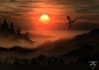 create landscape scenery illustration