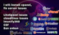 fix smtp, email, dns, mx, mysql, cpanel whm also do migrations