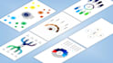 creative infographic design, flow chart and powerpoint