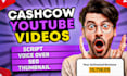 edit viral faceless cashcow and top 10 videos for youtube automation channel