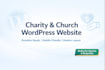 build a professional charity and church wordpress website with donation system