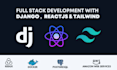 build website using python django, react and tailwindcss
