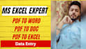 be your excel expert, I will do data entry, cleaning, and formatting