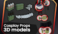 design custom anime cosplay props for 3d printing