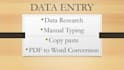 do data entry, PDF or pictured text into ms excel or ms word