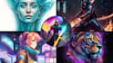 create quick custom ai art using midjourny