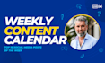 create your social media posts weekly calendar