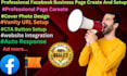 do facebook business page create and setup