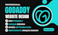 design redesign godaddy website as a godaddy expert