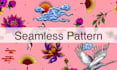 design seamless pattern textile prints pattern design