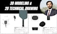 create 2d technical drawings and 3d cad models on solidworks