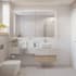 design bathroom with a wonderful render