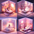 create cute 3d isometric designs using ai