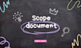 create a professional scope and vision document