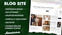 create an awesome blogging site with HTML,CSS and js