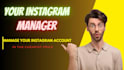 create instagram content and manage your account