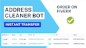 create auto crypto withdrawal bot