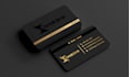 do luxury, modern, minimalist, uv business card and logo design