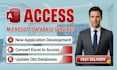 develop microsoft access database application, access project