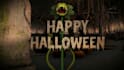 make cool 3d halloween party greeting video