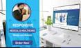 design healthcare website, dental website and hospital website
