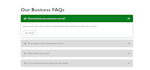 do custom faq accordion duda widget