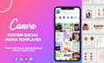 design professional and editable canva design