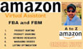 be your amazon fba private label virtual assistant