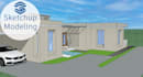 do sketchup 3d model from your 2d floor plan