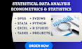 do econometrics and statistical data analysis with spss, stata, r studio, python