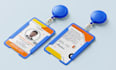 design modern student id cards and school faculty badges for your institute