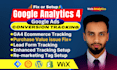 setup google analytics 4, ga4 ecommerce tracking, ads conversion tracking by GTM
