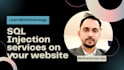 provide sql injection services on your website