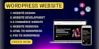 create website design or wordpress design