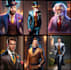 create professional concept art , character using ai