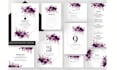 design the elegant wedding invitation or itinerary