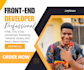 build custom responsive website with html, css, javascript, react, next js