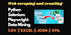 do web scraping and crawling using python