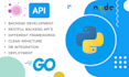 develop, optimize and fix your apis for in golang and python