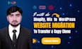 do shopify, wix, webflow to wordpress website migration to copy clone, transfer