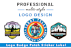 design circular round logo,badge,stamp,label,patch,sticker