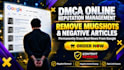 remove mugshot, false news, arrest records, negative map listing under dmca