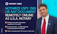 be online notary for any documents like usps 1583 bad score